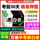 地区任选】万唯中考黑白卷2025中考数学语文英语物理化学政治历史生地模拟试卷试题研究初三总复习资料书真题卷万维教育旗舰店 广东 中考【黑白卷】 语数英物化道历7科合订