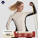 迪桑特 WOMEN’S TRAINING  女士 半拉链 连帽卫衣 BE-BEIGE M (165/84A)