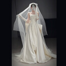 温弥婚纱简约轻便白色缎面抹胸轻礼服裙2025新款新娘小个子订婚晨袍主 白色小拖尾 S