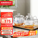 金灶（KAMJOVE）底部自动上水电热水壶 茶台煮泡茶烧水壶保温一体机全自动恒温H9 香槟金【20x37cm】 1个