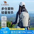骆驼（CAMEL）户外登山包专业徒步旅游防水轻便背包双肩包574D789643高级灰