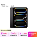 Apple/苹果 iPad Pro 11英寸 M4芯片 2024年新款平板电脑(256G WLAN版/MVV83CH/A)深空黑色