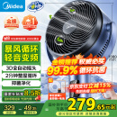 美的（Midea）【变频轻音】99%抑菌空气循环扇家用遥控电风扇四季净化扇轻音落地扇桌面小风扇大风力风扇GDG24ZR