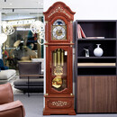 汉时（Hense） 实木机械落地钟德国进口机芯座钟客厅别墅豪华报时钟表HG1382 刺猬紫檀+德国赫姆勒12音拉绳