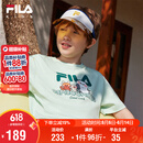 FILA【竹林多彩T】斐乐童装儿童抗菌短袖T恤2025年夏季男女童上衣