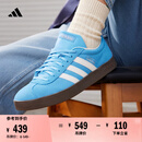 adidas T头鞋 VL COURT复古板鞋德训鞋男女阿迪达斯轻运动   蓝色/亮白/树脂黄   37