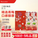 三得利（Suntory）果酒节日款礼盒梅酒10度 青梅酒2L*2 大包装礼盒款