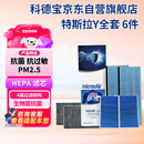 科德宝空调滤清器滤芯MF002外置+内置6片HEPA适用特斯拉Y毛豆MODEL Y EV
