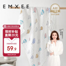 嫚熙（EMXEE）婴儿浴巾 新生儿纱布超柔棉四季洗澡儿童专用 气球岛105*105cm