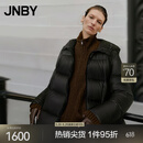 JNBY/江南布衣【95白鹅绒】秋冬羽绒服连帽轻盈松软简约5O0C12720 001/本黑 XS