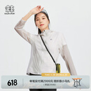 KOLON SPORT/可隆皮肤衣 女子户外轻量AIR-LIGHT耐磨防泼水夹克 LKJK4MN104-IV 象牙白 M 165/88A