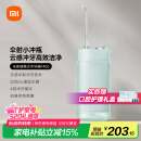 米家小米便携式冲牙器水牙线 F400薄荷绿 云感伞射机身收纳喷嘴4挡冲牙模式  礼物推荐【520礼物】