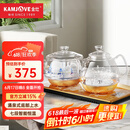 金灶（KAMJOVE）底部自动上水电热水壶 茶台煮泡茶烧水壶保温一体机全自动恒温H9 香槟金【20x37cm】 1个