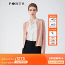 PORTS宝姿春夏新品女装针织开衫LM8K026MZX003 干玫瑰色 M （6）