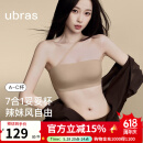 ubras虞书欣同款25年新无痕妥妥杯肩带抹胸防滑透气大小胸内衣隐形文胸 隐形肤（原肤裸） 【虞书欣同款】 M A75/B75/C75