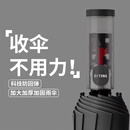 兜市精选雨伞全自动大号男女士学生防回弹双人折叠伞抗风暴晴雨两用遮阳伞 经典黑-【自动防回弹】 24骨