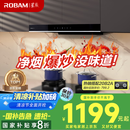 老板（Robam）星辰系列欧式顶吸抽吸排油烟机23风量家用大吸力以旧换新家电国家补贴20%一级能效60A0可配燃气灶