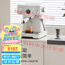 柏翠（petrus）(petrus)咖啡机意式浓缩家用小型半自动蒸汽打奶泡  海盐小方 海盐小方Pro