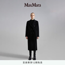 MaxMara 女装101801Madame羊毛羊绒经典大衣1018012906 黑色 38 尺码偏大