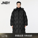 JNBY【商场同款】24冬新品羽绒服宽松立领5OAC12630 001/本黑 XS