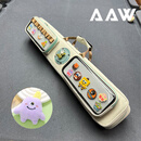 AAW冲打跳大头杆包中式桶套时尚新款台球杆包九球杆袋八孔大容量3B5S 1个 AW-39白+随机11配饰+小恐龙