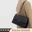 Bellroyly包包女包感链条单肩包小方包时尚百搭斜挎包大容量通勤女包 黑色