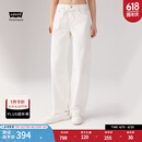 Levi's李维斯冰酷系列25年新款女士弯刀裤香蕉裤白色宽松牛仔长裤 白色 26 (30) 腰围偏大