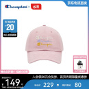 Champion美国冠军棒球帽男女 休闲运动简约潮流时尚鸭舌帽24FWA49 粉色 
