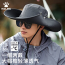 卡尔美（KELME）渔夫帽遮阳帽男防晒帽夏季登山大帽檐西部牛仔帽女太阳帽钓鱼帽