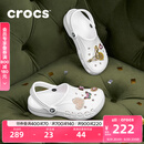 卡骆驰crocs洞洞鞋贝雅男鞋女鞋轻便耐磨一脚蹬拖鞋休闲鞋|10126 白-100 36 /37(220mm)