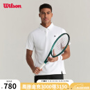 威尔胜（Wilson）官方2025夏季新男士DAILY网球服运动训练吸湿速干短袖POLO衫 亮白色-WM20056512WTA S /170/92A