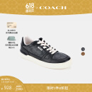 蔻驰（COACH）男士男鞋CITYSOLE运动鞋板鞋平底鞋日常休闲舒适百搭 黑色 42