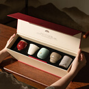 万仟堂（Edenus）主人杯茶杯陶瓷杯高档茶具水杯汝窑茶杯伴手礼新年礼物 五大名窑 五大名窑·千杯礼盒（5杯）