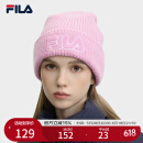 FILA 斐乐官方情侣款针织帽时尚休闲保暖羊毛毛线帽 涩粉红-PC XS