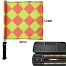 威习WAYXI足球电子巡边旗比赛用旗裁判员手旗发令旗电子BP旗裁判装备 全线覆盖·威慑四方 38*40cm 高精密电子产品-覆盖更广【1套】