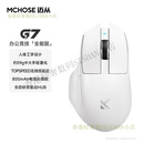 迈从（MCHOSE）鼠标G7无线鼠标人体工学设计办公电竞游戏三模有线/2.4G/蓝牙轻量 G7 白色