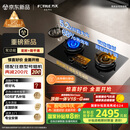 方太（FOTILE）【定时防干烧】燃气灶天然气 嵌入式5.2kW*猛火煤气灶 可调节底盘可联动02-TEK20 政府补贴20%