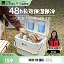 牧高笛（MOBIGARDEN）寒霜22L保温箱 户外露营大容量储物收纳保鲜箱 NX23684002 月影白