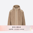 加拿大鹅（Canada Goose）【新品】Alberni男士双面羊毛抓绒飞行员夹克大鹅外套 7067M 9410 沙漠米 S