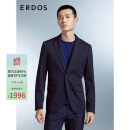 ERDOS 春夏两粒扣商务正装舒适抗皱质感桑蚕丝通勤男上衣西服外套 藏蓝 L 175/96A