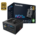 航嘉（Huntkey）WD750K全模组 金牌750W电脑电源（80PLUS金牌/单路60A/全电压/LLC+SR+DC-DC/智能温控）
