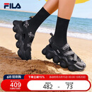 FILA斐乐官方女鞋FRAGOLA草莓凉鞋2025夏厚底增高玛丽珍魔术贴凉拖