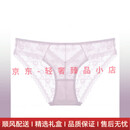 FitonTonETYU轻奢品牌女士内裤女感蕾丝薄款三角裤透气春夏女生抗菌短裤 淡紫色 3条 均码 注意：下单前请选择好尺码