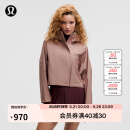 lululemon丨Rain Chaser女士运动夹克 LW4CANS 暮光玫瑰棕 S /6