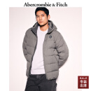 ABERCROMBIE & FITCH男装24冬季款美式百搭抗风羽绒服夹克外套KI132-4149 灰色 S (175/92A)
