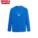 Levi's【情侣同款】李维斯情侣长袖时尚百搭简约 蓝色 M