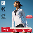 FILA 斐乐官方女装外套2025夏新款健身轻薄运动凉感防晒衣女UPF500+ 玉石白-WT M 165/84A/M