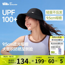 蕉下（beneunder）遮阳帽女棒球帽子男大帽檐防晒帽全脸遮阳鸭舌帽太阳帽防紫外线黑
