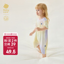 babycare山茶花宝宝爬服春夏连体衣包屁衣新生婴儿衣服 紫草星梦 80cm 