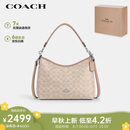 蔻驰（COACH）【品牌直供】女士LAUREL中号手提单肩斜挎包流浪包 人造革